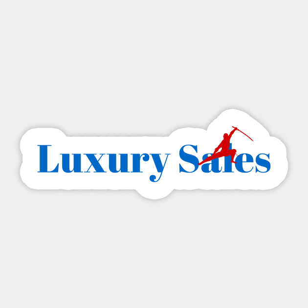 Master Luxury Sale Ninja Sticker by ArtDesignDE